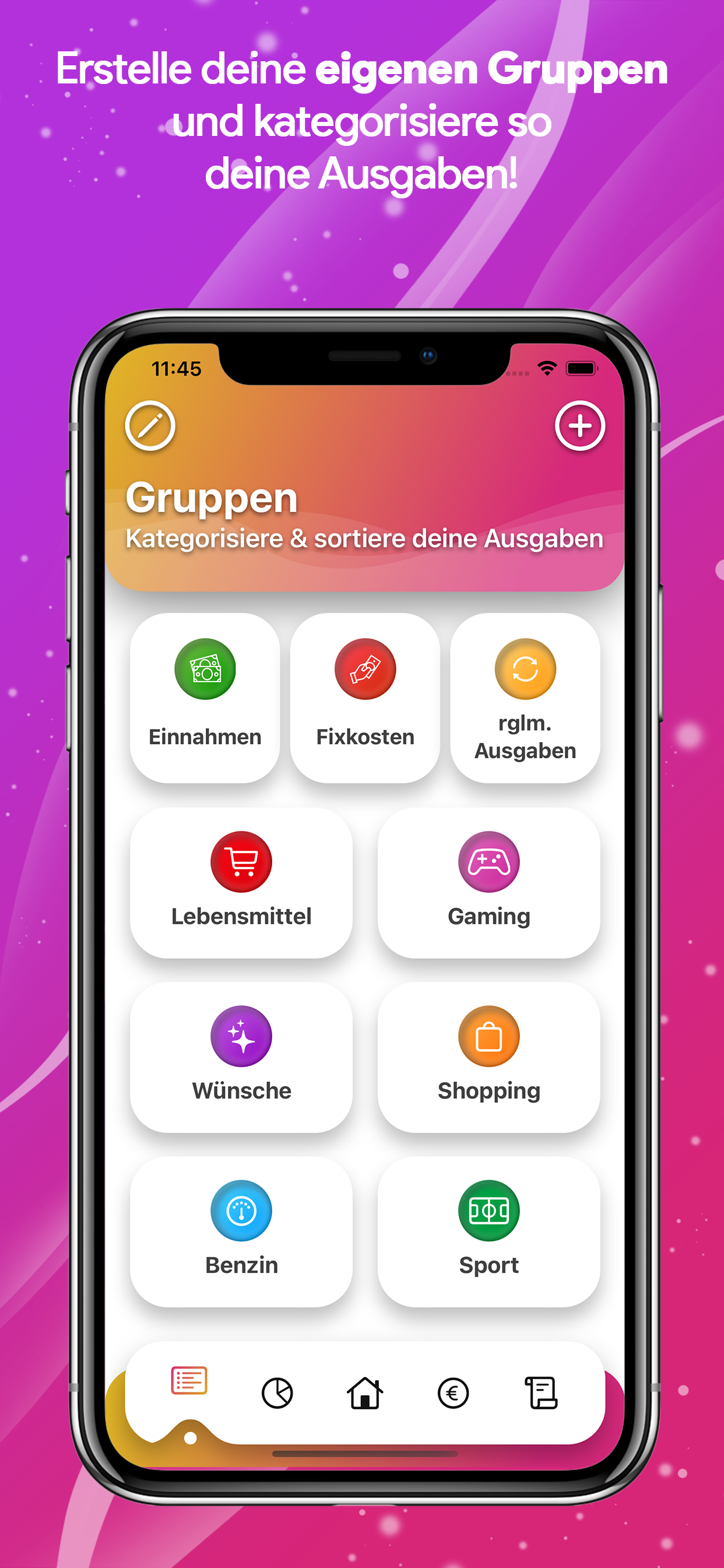 Transaktion erfassen